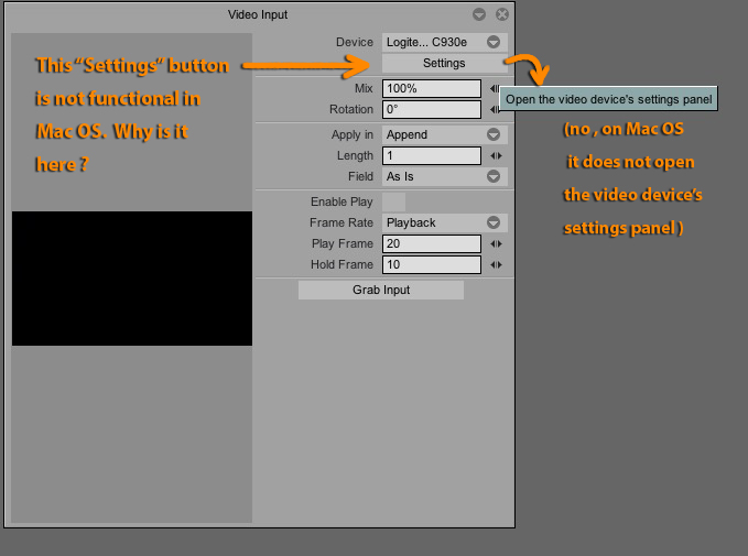 Settings button is non-functional in Mac OS.jpg